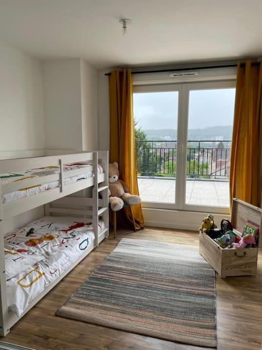 Appartement 3P Gare Terrasse Et Parking Prive Franconville  Eksteriør bilde