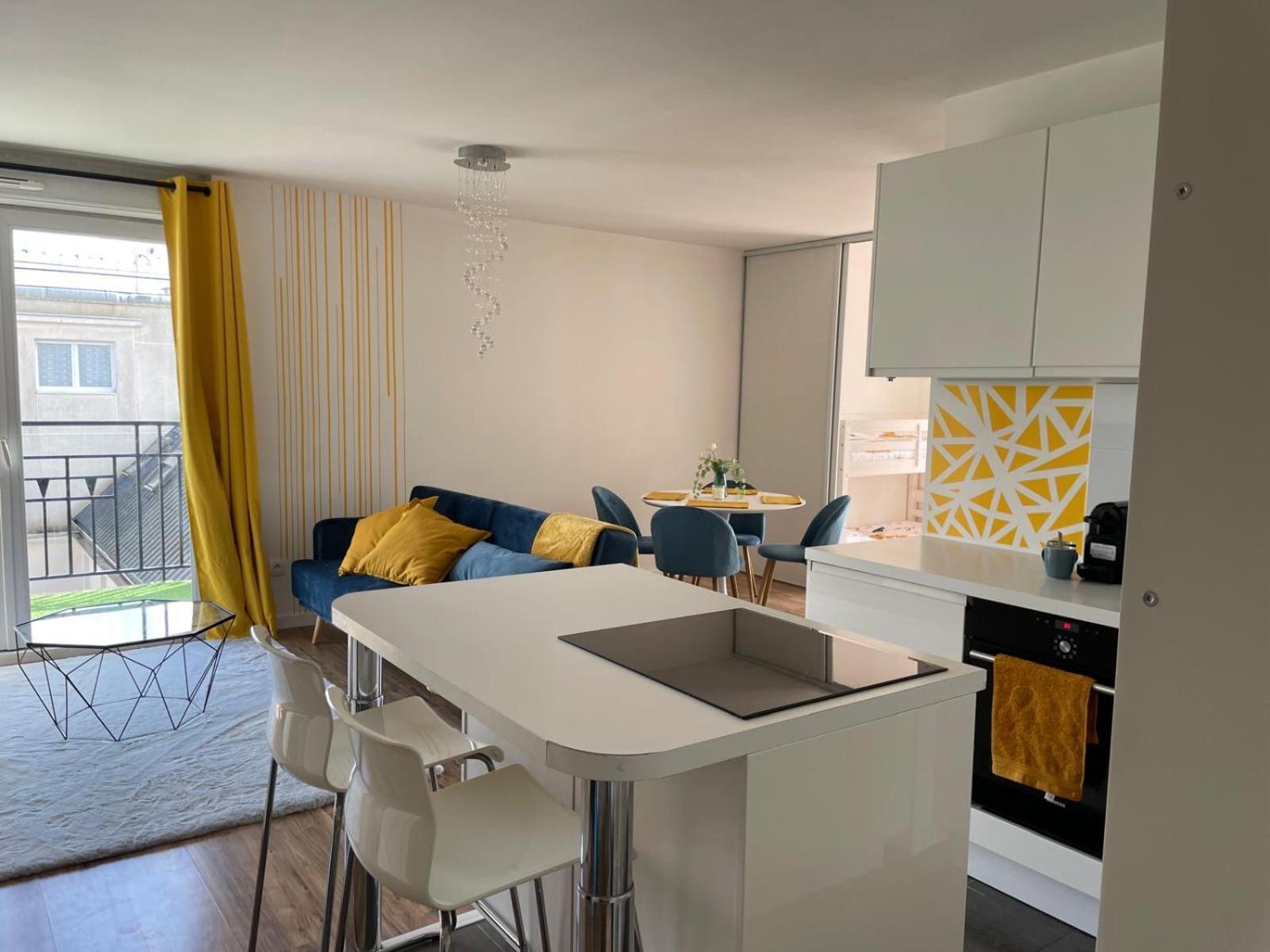 Appartement 3P Gare Terrasse Et Parking Prive Franconville  Eksteriør bilde